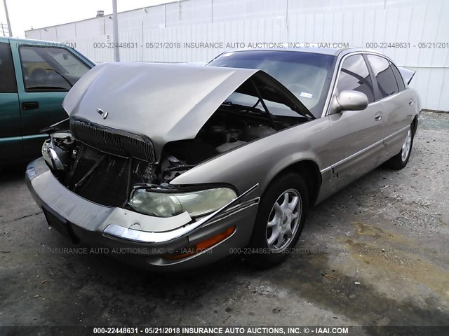 1G4CW54K424178764 - 2002 BUICK PARK AVENUE  GOLD photo 2