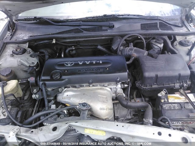 4T1BE32K53U642457 - 2003 TOYOTA CAMRY LE/XLE/SE SILVER photo 10