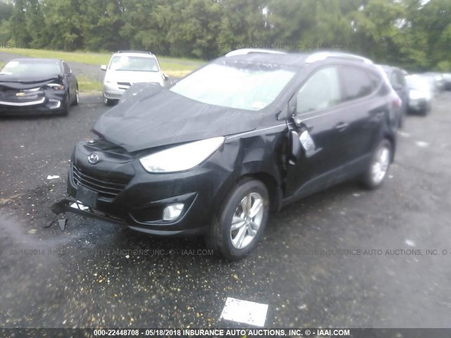 KM8JU3AC9DU568518 - 2013 HYUNDAI TUCSON GLS/LIMITED BLACK photo 2