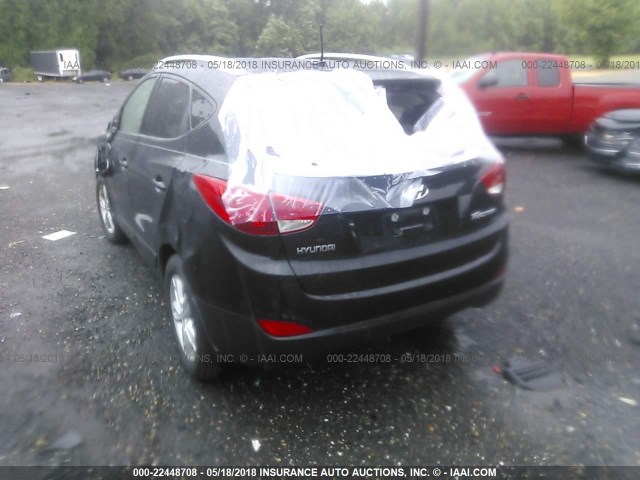 KM8JU3AC9DU568518 - 2013 HYUNDAI TUCSON GLS/LIMITED 黑色 照片 3