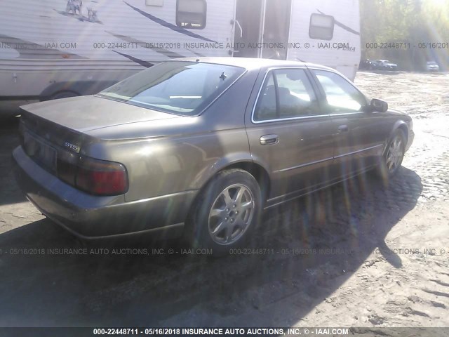 1G6KY54921U176388 - 2001 CADILLAC SEVILLE STS BROWN photo 4