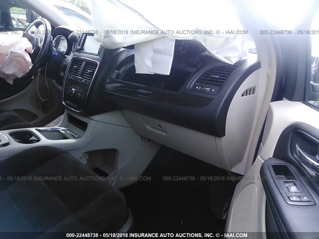 2C4RDGDG9DR579805 - 2013 DODGE GRAND CARAVAN CREW Schwarz Foto 5