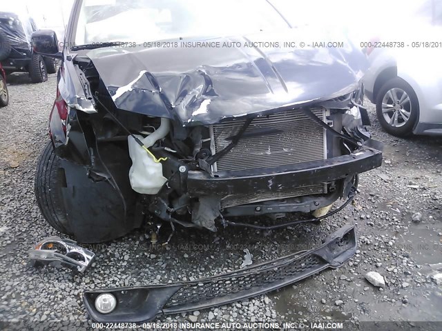 2C4RDGDG9DR579805 - 2013 DODGE GRAND CARAVAN CREW Schwarz Foto 6