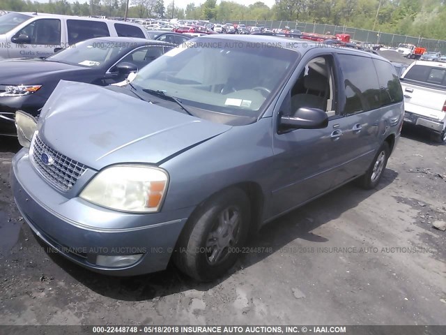 2FMDA52284BA93845 - 2004 FORD FREESTAR SEL BLUE photo 2