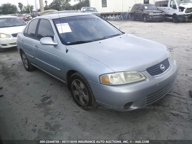 3N1CB51D93L697815 - 2003 NISSAN SENTRA XE/GXE BLUE photo 1