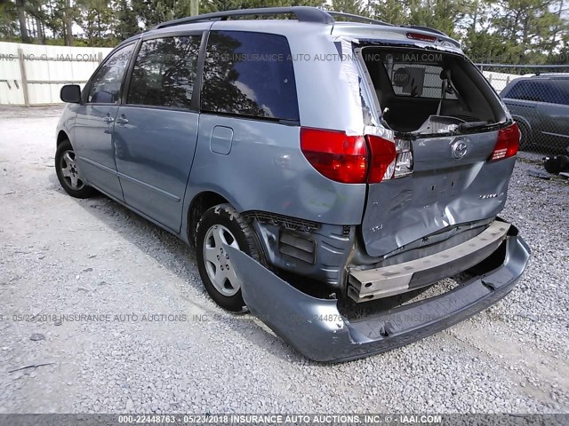 5TDZA23C14S107146 - 2004 TOYOTA SIENNA CE/LE BLUE photo 3