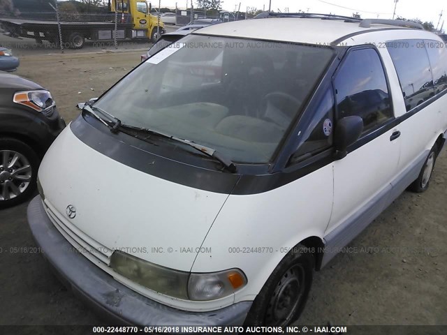 JT3AC12R6M0041112 - 1991 TOYOTA PREVIA LE WHITE photo 2