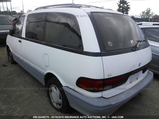 JT3AC12R6M0041112 - 1991 TOYOTA PREVIA LE WHITE photo 3