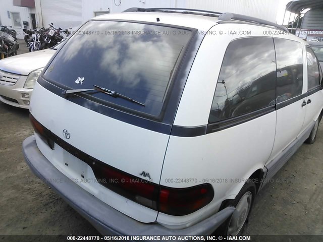 JT3AC12R6M0041112 - 1991 TOYOTA PREVIA LE WHITE photo 4