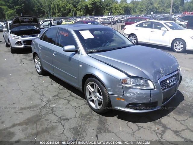 WAUDF78E18A021175 - 2008 AUDI A4 2.0T QUATTRO GRAY photo 1