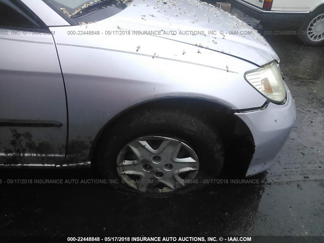 1HGES16304L007690 - 2004 HONDA CIVIC DX VP 银色 照片 6