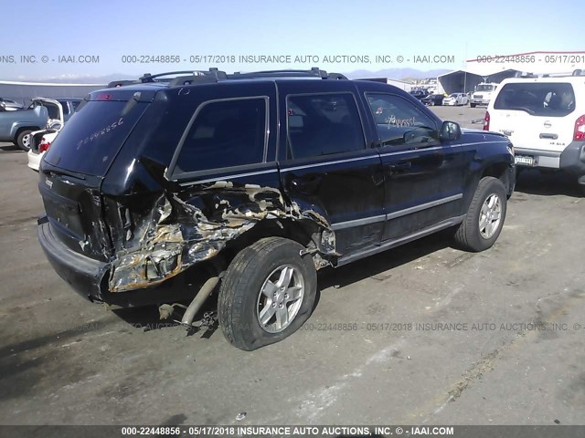 1J8GR48K77C522756 - 2007 JEEP GRAND CHEROKEE LAREDO/COLUMBIA/FREEDOM BLACK photo 4