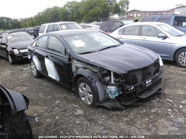 KMHEC4A47CA055237 - 2012 HYUNDAI SONATA HYBRID BLACK photo 1