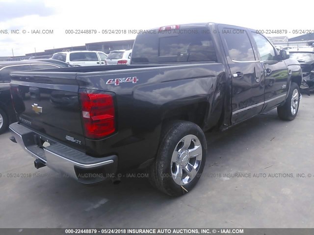 3GCUKSEC8FG420779 - 2015 CHEVROLET SILVERADO K1500 LTZ GRAY photo 4