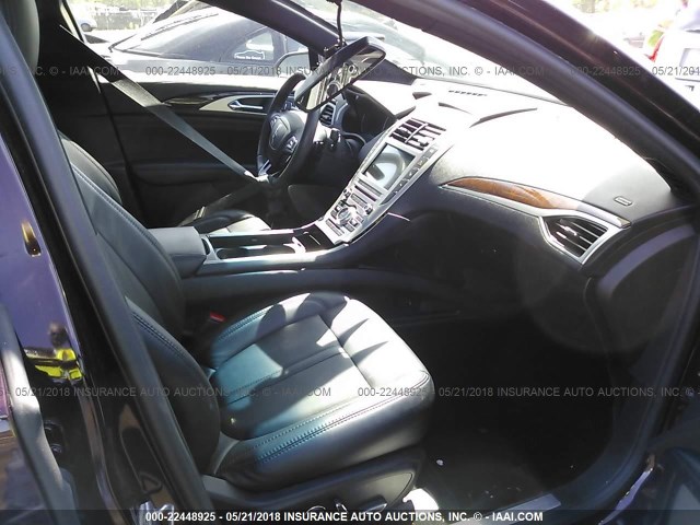 3LN6L5FCXHR629708 - 2017 LINCOLN MKZ RESERVE ბურგუნდია ფოტო 5