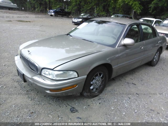 1G4CW54K014160938 - 2001 BUICK PARK AVENUE  GRAY photo 2