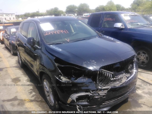 LRBFXBSA0HD222516 - 2017 BUICK ENVISION ESSENCE Սև լուսանկար 1