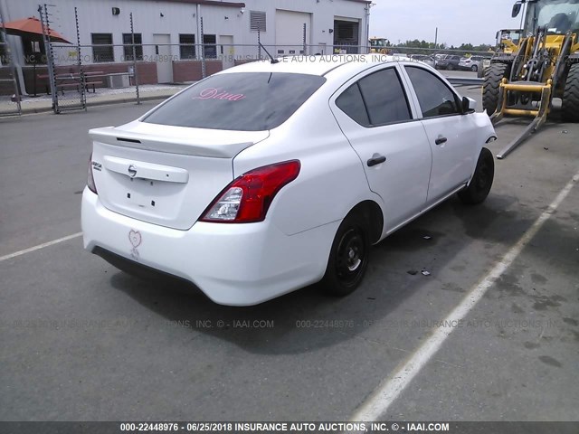 3N1CN7APXHL826679 - 2017 NISSAN VERSA S/S PLUS/SV/SL WHITE photo 4