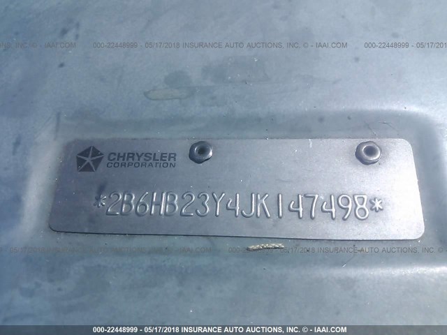 2B6HB23Y4JK147498 - 1988 DODGE RAM VAN B250 Unknown photo 10