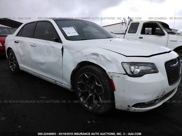 2C3CCABG6FH853628 - 2015 CHRYSLER 300 S WHITE photo 1