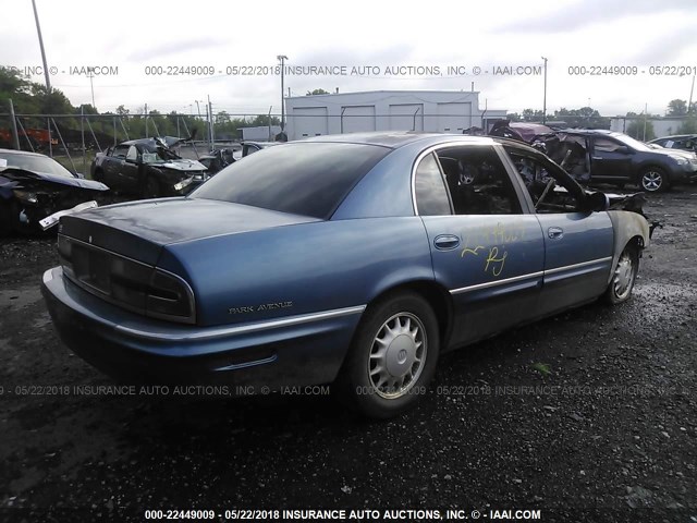 1G4CW52K2W4603116 - 1998 BUICK PARK AVENUE  BLUE photo 4