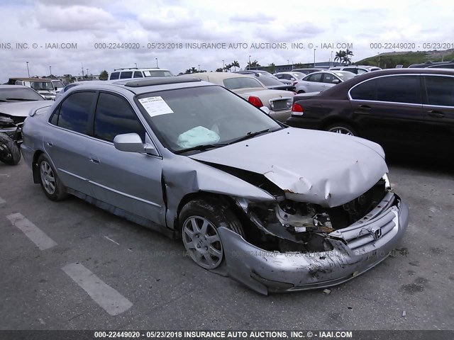 1HGCG66852A143761 - 2002 HONDA ACCORD EX/SE SILVER photo 1