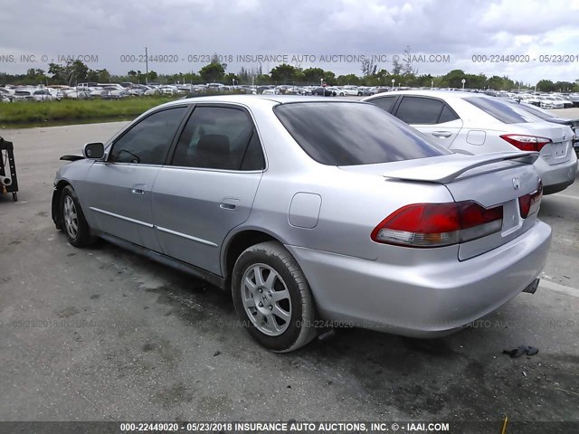 1HGCG66852A143761 - 2002 HONDA ACCORD EX/SE SILVER photo 3