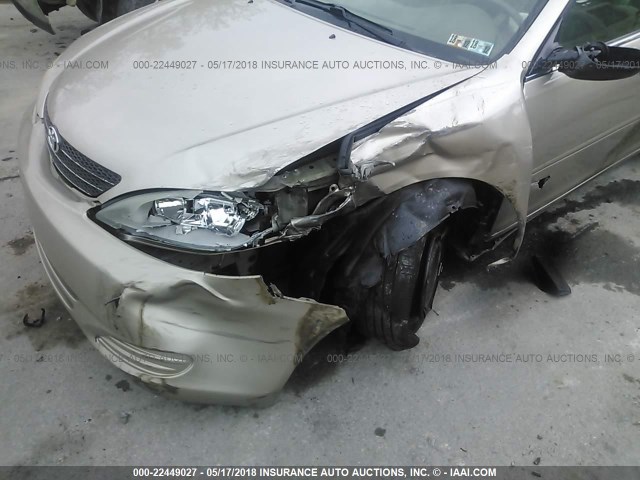 4T1BE32K44U275360 - 2004 TOYOTA CAMRY LE/XLE/SE ოქროსფერი ფოტო 6