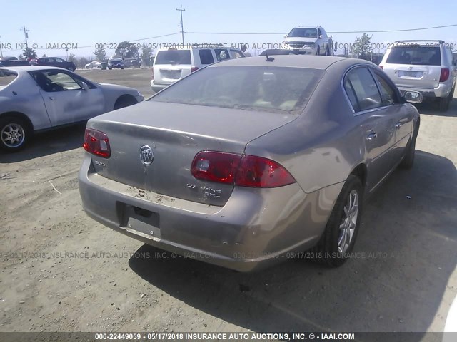 1G4HD57207U158509 - 2007 BUICK LUCERNE CXL TAN photo 4