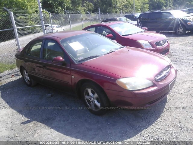 1FAFP55S22A205416 - 2002 FORD TAURUS SES RED photo 1