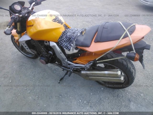 JKAZRCA1X3A006127 - 2003 KAWASAKI ZR1000 A1 ORANGE photo 3