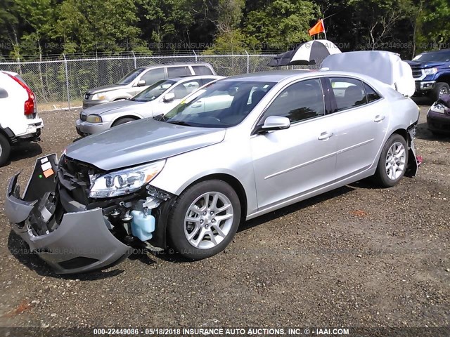 1G11C5SAXGF140796 - 2016 CHEVROLET MALIBU LIMITED LT SILVER photo 2