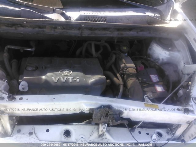 JTLKT324864097679 - 2006 TOYOTA SCION XB თეთრი ფოტო 10