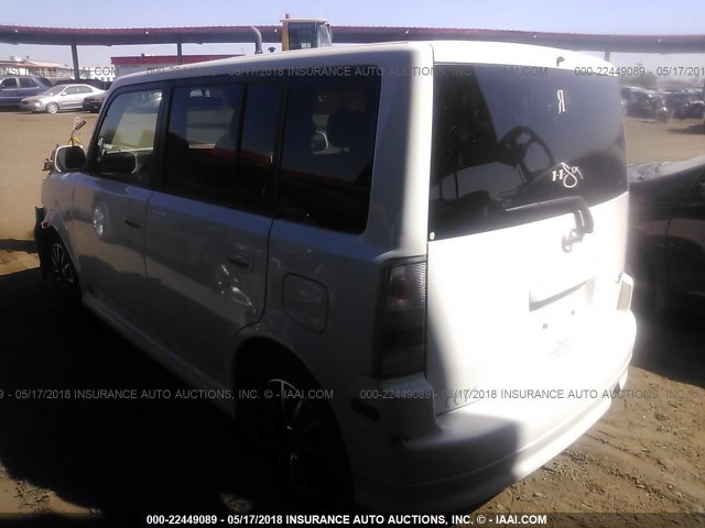 JTLKT324864097679 - 2006 TOYOTA SCION XB თეთრი ფოტო 3