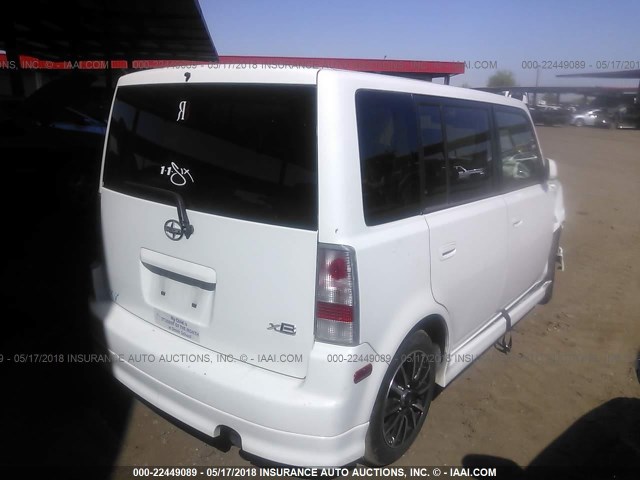 JTLKT324864097679 - 2006 TOYOTA SCION XB თეთრი ფოტო 4