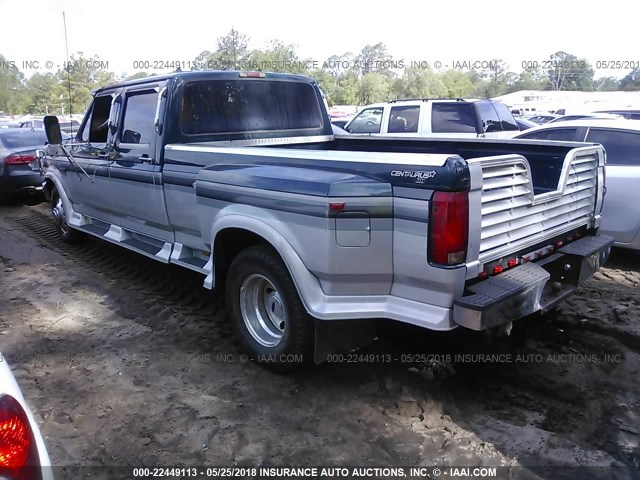 1FTJW35F5SEA69418 - 1995 FORD F350 GREEN photo 3