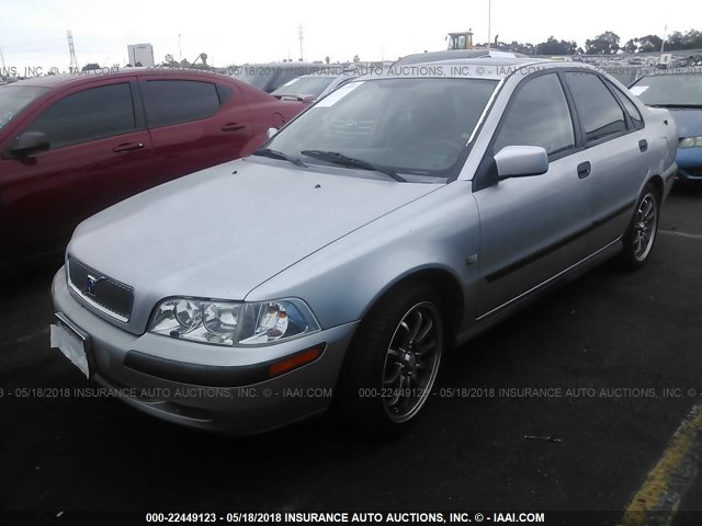 YV1VS29561F759481 - 2001 VOLVO S40 1.9T SILVER photo 2