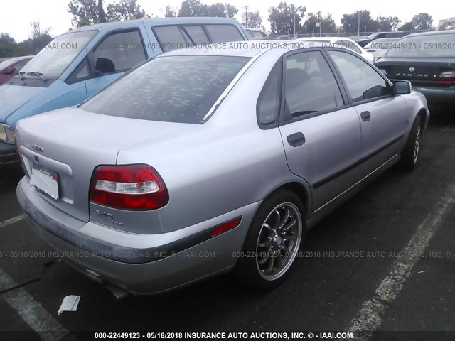 YV1VS29561F759481 - 2001 VOLVO S40 1.9T SILVER photo 4