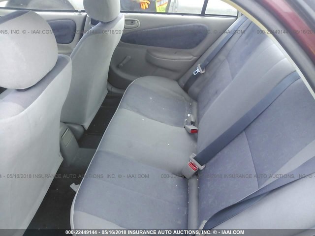 1NXBR12E5XZ143280 - 1999 TOYOTA COROLLA VE/CE/LE 勃艮第红 照片 8