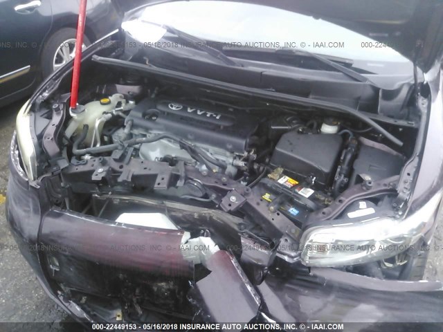 JTLKE50E481033046 - 2008 TOYOTA SCION XB BURGUNDY photo 10