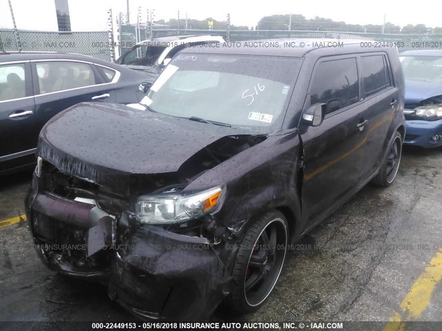 JTLKE50E481033046 - 2008 TOYOTA SCION XB BURGUNDY photo 2
