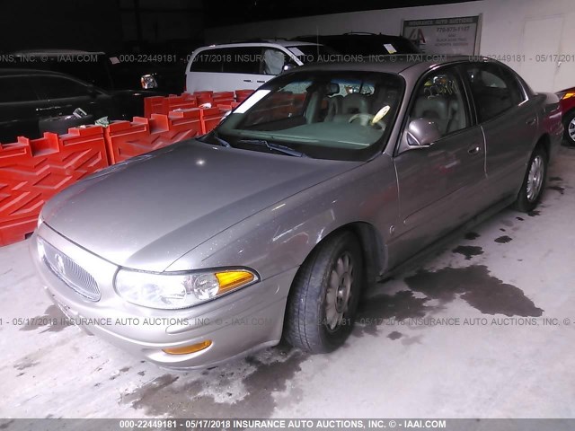 1G4HR54K01U127855 - 2001 BUICK LESABRE LIMITED TAN photo 2