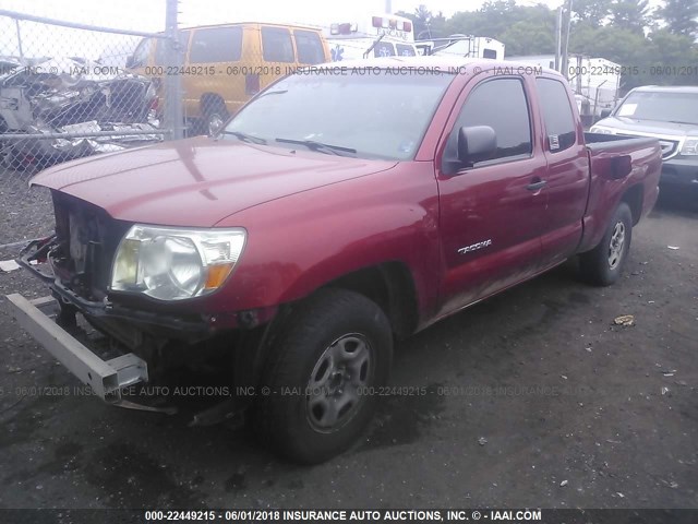 5TETX22N97Z458501 - 2007 TOYOTA TACOMA ACCESS CAB Rot Foto 2