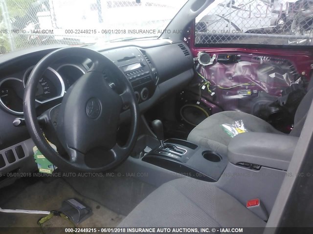 5TETX22N97Z458501 - 2007 TOYOTA TACOMA ACCESS CAB Rot Foto 5