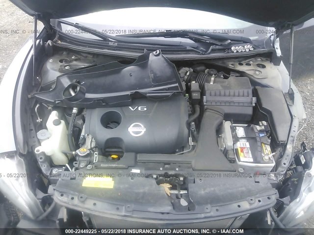 1N4AA5AP5CC810629 - 2012 NISSAN MAXIMA S/SV GRAY photo 10