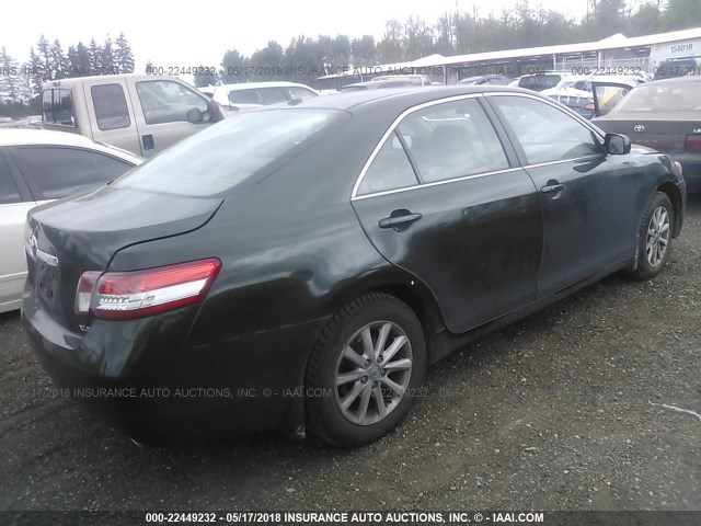 4T1BF3EK3AU534246 - 2010 TOYOTA CAMRY SE/LE/XLE GREEN photo 4