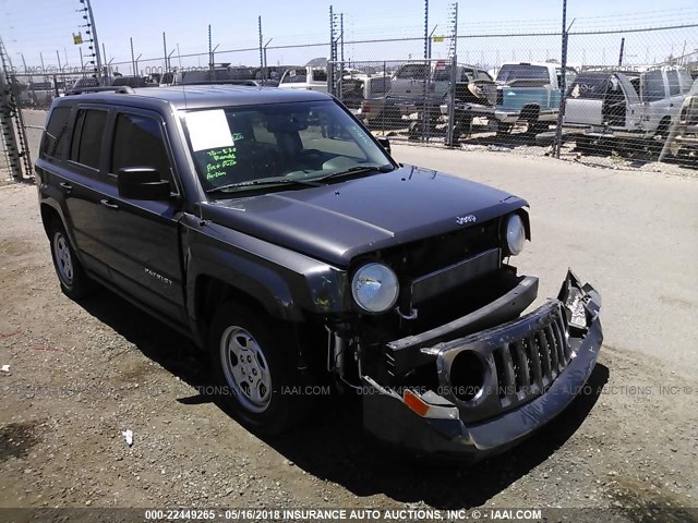 1C4NJPBA4GD676634 - 2016 JEEP PATRIOT SPORT GRAY photo 1