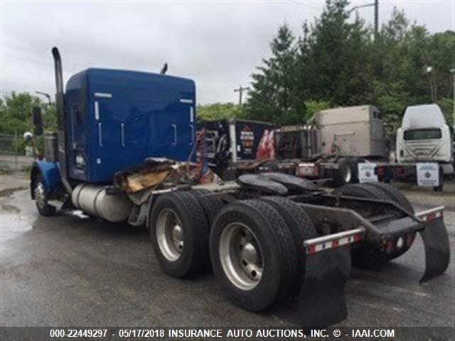 1XKWD49X97J183011 - 2007 KENWORTH W900 W900 BLUE photo 3