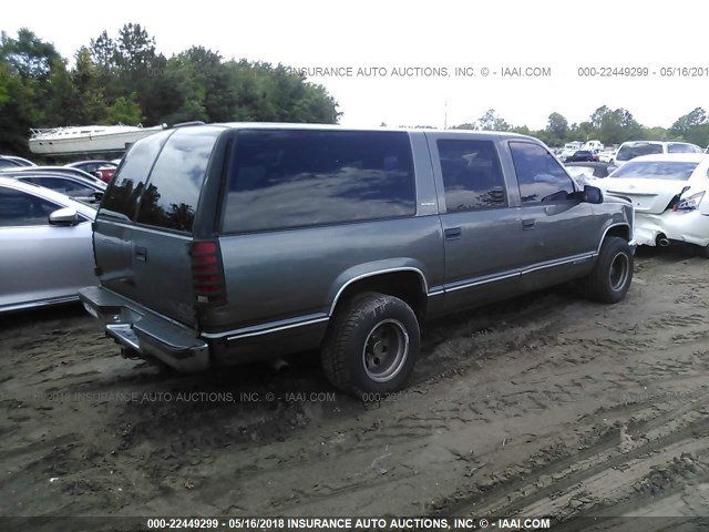 3GNEC16R2XG201940 - 1999 CHEVROLET SUBURBAN C1500 GRAY photo 4