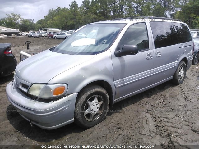 1GHDX03E9YD124061 - 2000 OLDSMOBILE SILHOUETTE SILVER photo 2